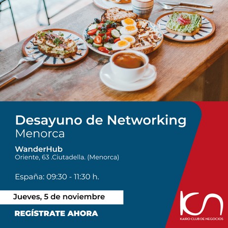 Imagen principal de Esmorzar de Networking Menorca en Tenim Pla